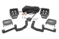 LED Light Kit | Ditch Mount | 2" Black Pair | White DRL | Chevy Silverado 1500 (19-26)