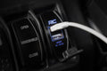 Rough Country USB Switch Insert | 2x1 with Logo | Blue Back Light - The Suspension Specialists