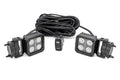 Black Series LED Light Pair | 2 Inch | Flood | Swivel Mount - The Suspension Specialists