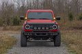Rough Country 2 Inch LED Light Pods | Spot Beam | Amber Lens | Square - The Suspension Specialists