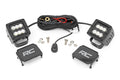 Rough Country 2 Inch Black Series LED Light Pods | Pair | Flood - The Suspension Specialists