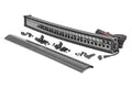 Rough Country 30 Inch Black Series LED Light Bar | Curved | Dual Row | Cool White DRL - The Suspension Specialists
