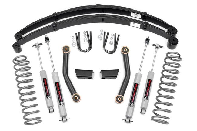 3 Inch Lift Kit | Series II | RR Springs | Jeep Cherokee XJ 2WD/4WD (84-01)