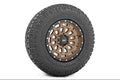 Rough Country 87 Series Wheel | Simulated Beadlock | Bronze/Black | 17x8.5 | 5x5 | +0mm - The Suspension Specialists