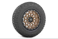 Rough Country 87 Series Wheel | Simulated Beadlock | Bronze/Black | 17x8.5 | 6x5.5 | +0mm - The Suspension Specialists