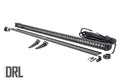 LED Light Kit | Lower Windshield | 50" Black Single Row | White DRL | Polaris General XP 4 1000 - The Suspension Specialists