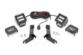 LED Light Kit | Ditch Mount | 2" Black Pair | Flood | Chevy Silverado 1500 (99-06)/Tahoe (00-06)