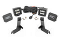 LED Light Kit | Ditch Mount | 2" Black Pair | Spot | Chevy Silverado 1500 (99-06)/Tahoe (00-06)