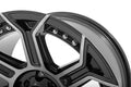 Rough Country 89 Series Wheel | One-Piece | Black Machined Gun Metal | 17x9 | 5x4.5 | -12mm - The Suspension Specialists