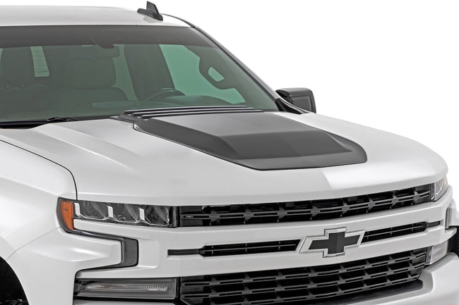 Hood Scoop | GBA Black | Chevy Silverado 1500 2WD/4WD (2019-2026 & Classic)