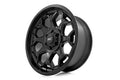 Rough Country 80 Series Wheel | One-Piece | Semi Gloss Black | 20x10 | 5x5 | -19mm - The Suspension Specialists