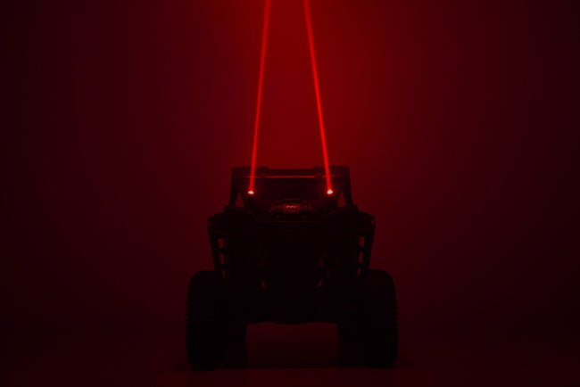 Rough Country Laser Whip Light Kit | RGBW | 1200 Lumens | Pair