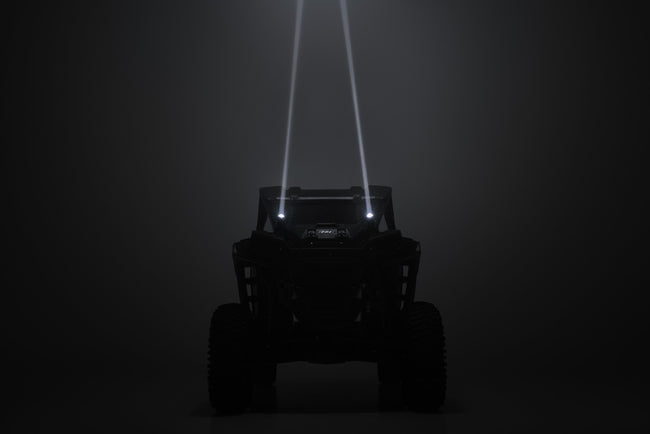 Rough Country Laser Whip Light Kit | RGBW | 1200 Lumens | Pair