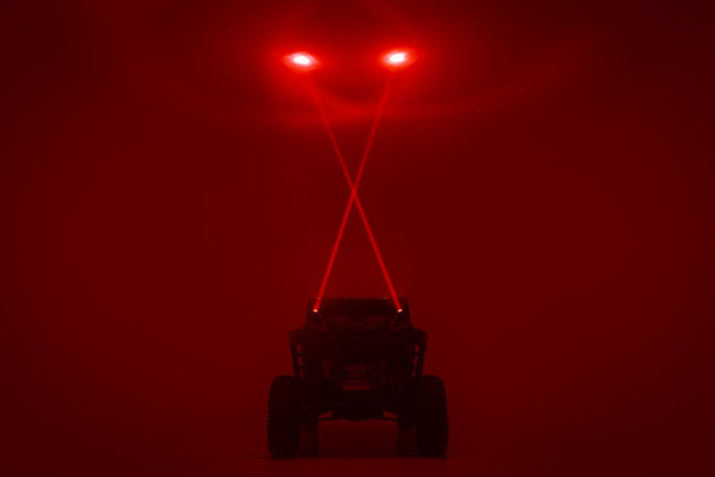 Rough Country Laser Whip Light Kit | RGBW | 2400 Lumens | Pair