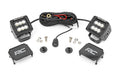 LED Light Kit | Ditch Mount | 2" Black Pair | Flood Pattern | Ford Bronco (21-25) - The Suspension Specialists