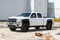 Rough Country Pocket Fender Flares | 6'7" & 8' Bed | GAN Silver | Chevy Silverado 1500/2500HD/3500HD (07-14)