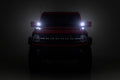LED Light Kit | Ditch Mount | 3.5" Black Round Pair | Amber DRL | Ford Bronco (21-25) - The Suspension Specialists