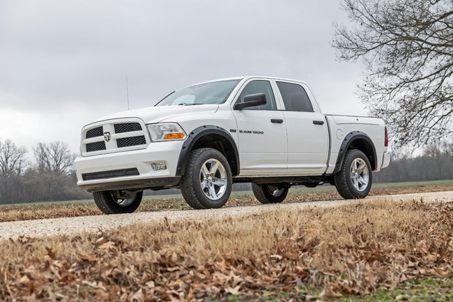 Rough Country Pocket Fender Flares | PXQ Black Metallic | Ram 1500 2WD/4WD (2009-2018 & Classic)