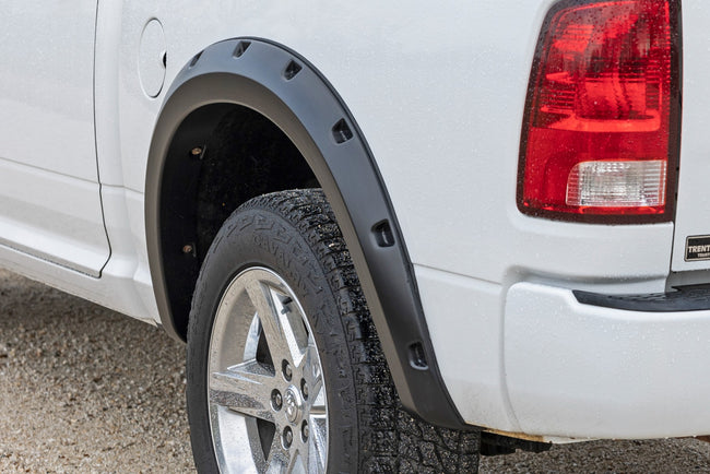 Rough Country Pocket Fender Flares | PSC Billet Silver | Ram 1500 2WD/4WD (2009-2018 & Classic)