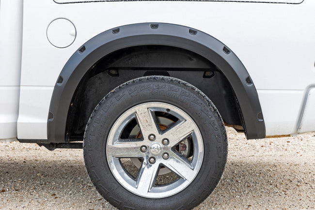 Rough Country Pocket Fender Flares | PX8 Black Crystal | Ram 1500 2WD/4WD (2009-2018 & Classic)