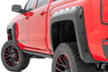 Rough Country Pocket Fender Flares | 6'7" & 8' Bed | G9K Satin Steel | Chevy Silverado 1500 (14-18)/2500HD