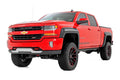 Rough Country Pocket Fender Flares | 6'7" & 8' Bed | GXG Tungsten | Chevy Silverado 1500 (14-18)/2500HD