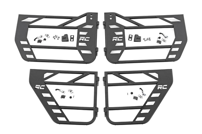 Rough Country Tubular Doors | Front and Rear | Jeep Wrangler JK/Wrangler Unlimited  (07-18)