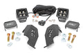 LED Light Kit | Cage Mount | 2" Black Pair | White DRL | Honda Talon 1000 - The Suspension Specialists
