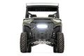 LED Light Kit | Bumper Mount | 12" Black Single Row | White DRL | Polaris Ranger XP 1000 - The Suspension Specialists