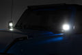 LED Light Kit | Ditch Mount | 2" Black Pair | Amber DRL | Ford Bronco (21-25) - The Suspension Specialists