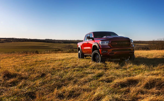 Rough Country Fender Flares | Defender | PRV Delmonico Red | Ram 1500 2WD/4WD (2019-2024)