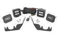 Rough Country LED Light | Rear Mount | 2" Black Pair | Spot | Kawasaki Teryx 4 1000/Teryx 800 - The Suspension Specialists