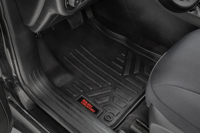 Rough Country Floor Mats | FR & RR | Jeep Cherokee KL 2WD/4WD (2014-2023)