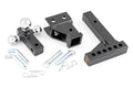 Adjustable Trailer Hitch | 6 Inch Drop | Multi-Ball Mount | Fits 2 Inch Receiver - The Suspension Specialists