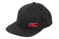 Rough Country Hat | Flat Bill | Red Logo | Black - The Suspension Specialists