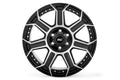Rough Country 89 Series Wheel | One-Piece | Black Machined Gunmetal | 20x9 | 6x5.5 | +18mm - The Suspension Specialists
