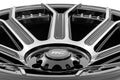 Rough Country 89 Series Wheel | One-Piece | Black Machined Gunmetal | 20x9 | 6x5.5 | +18mm - The Suspension Specialists