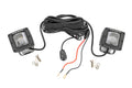 Rough Country 2 Inch Black Series LED Light Pods | SAE Fog | Yellow - The Suspension Specialists