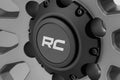 Rough Country 87 Series Wheel | Simulated Beadlock | Gray/Black | 17x8.5 | 6x5.5 | +0mm - The Suspension Specialists