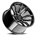 Torque Impact | Gloss Black w/Milled Accents | 20x9 | 6x5.5 | -12mm - The Suspension Specialists