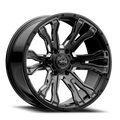 Torque Prime | Gloss Black w/Milled Accent | 20x9 | 6x5.5 | -12mm - The Suspension Specialists