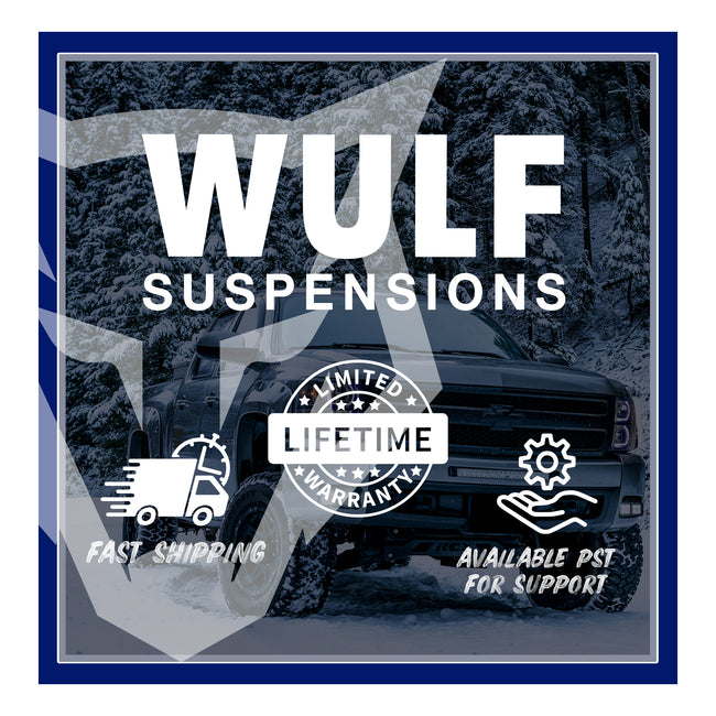 WULF 3.5" Front Lift Kit with Upper Control Arms for 2005-2023 Toyota Tacoma