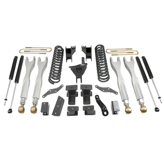 4" Lift Kit For 2017-2022 Ford F250 F350 Dually 4WD w/ 4-Links, Shocks