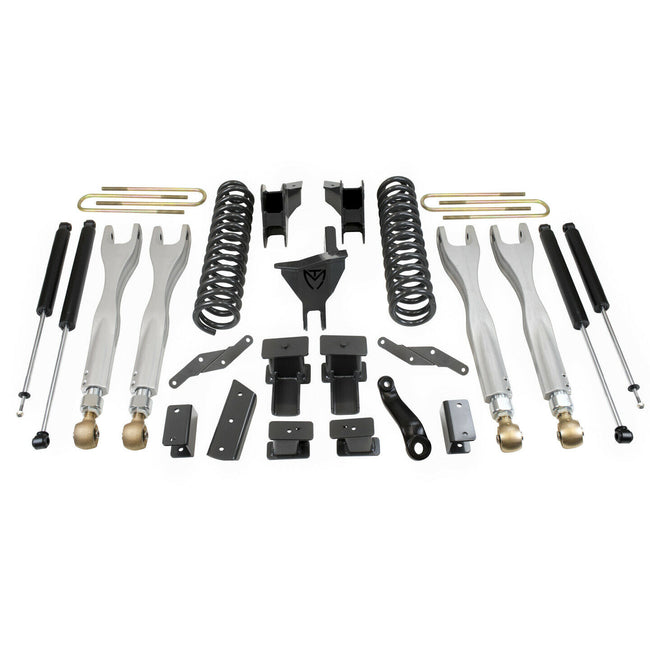6" Lift Kit For 2017-2022 Ford F250 F350 Dually 4WD w/ 4-Links, Shocks