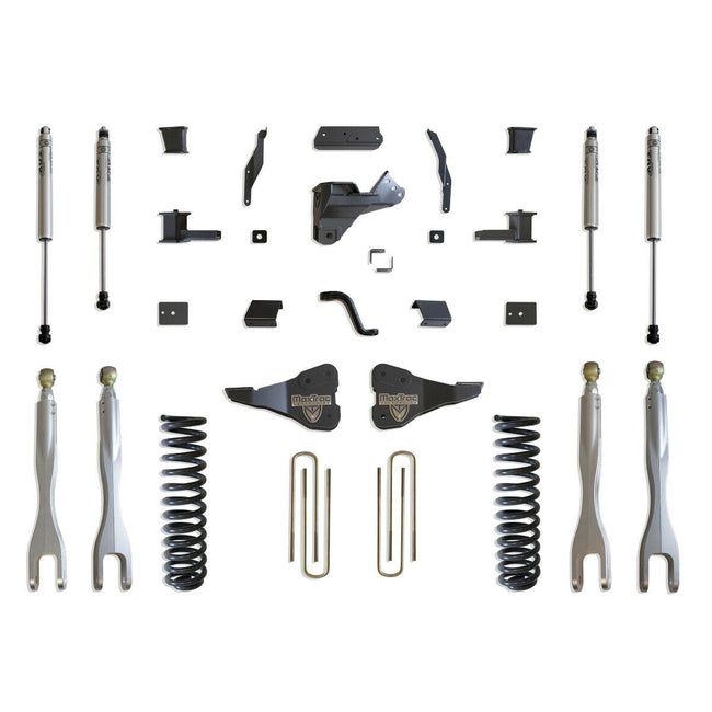 6" Lift Kit For 2017-2022 Ford F250 F350 Dually 4WD w/ 4-Links, Fox Shocks