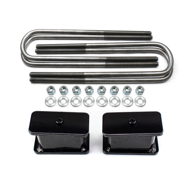 3" Rear Lift Kit For 2011-2018 Ford F250 4X4 4WD Blocks w/ U-bolts