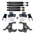 2"/4" Drop Lowering Kit w Spindles For 1992-1998 Chevy Silverado GMC Sierra 2WD