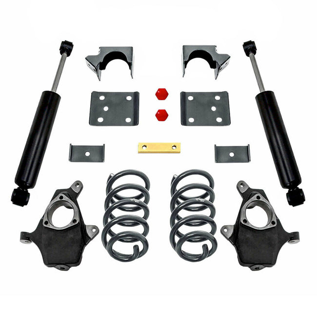 4"/7" Lowering Leveling Kit For 2014-2016 Chevy Silverado GMC Sierra 1500 V6 2WD