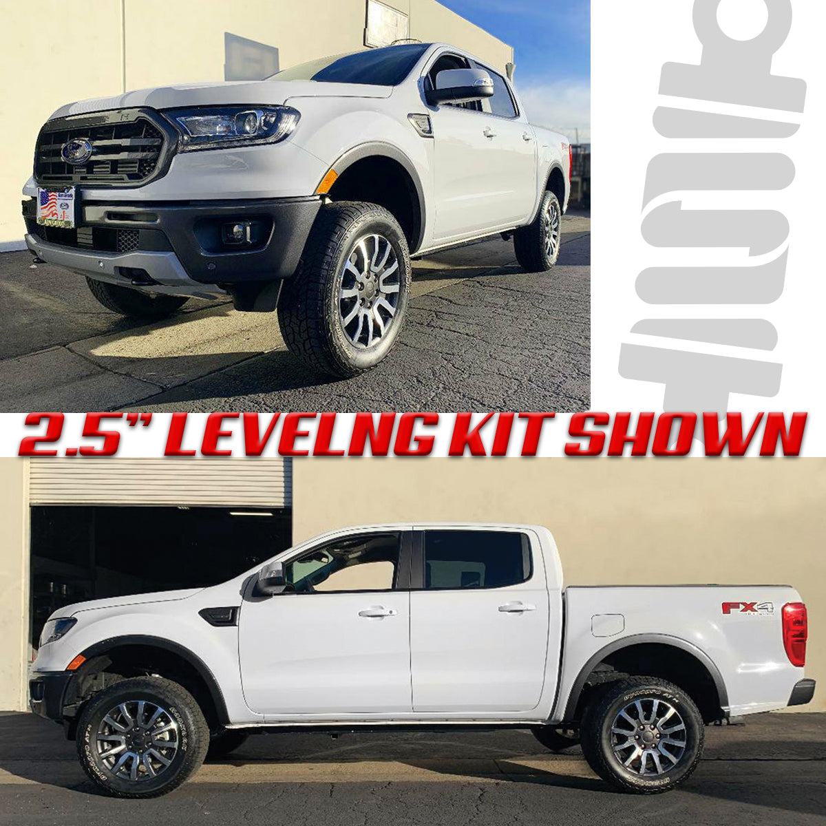 2.5" Front Leveling Lift Kit For 20192023 Ford Ranger The Suspension