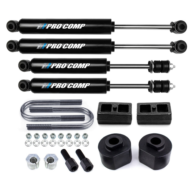 2.5" Front 1" Rear Lift Leveling Kit w Pro Comp For 1999-2010 Ford F250 F350 2WD